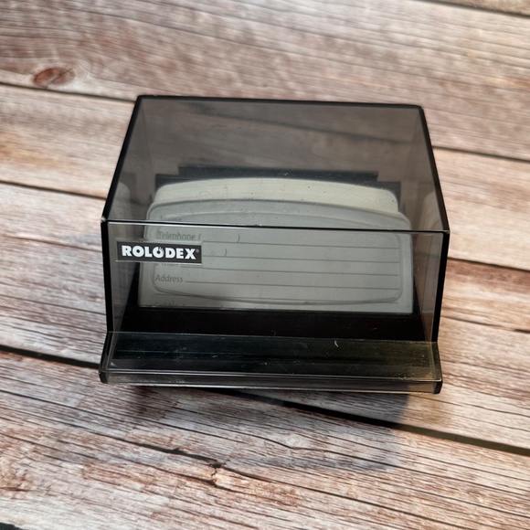 Vintage Rolodex S-300C Covered Card File  | Mid-Century Office Storage - Picture 5 of 7